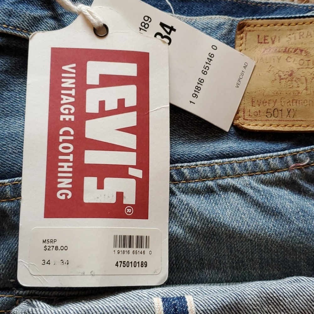 Levi's Vintage Clothing LVC 1947 Selvedge 501 - Picture 8 of 8